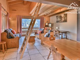 Chalet moderne proche centre, 3 chambres, balcons, vue sur Aravis, linge et ménage inclus - FR-1-391-142 - Le Grand-Bornand - 2