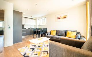 Luxury Greenwich 2Bed 2Bath Apt - Sleep 6 Guest- 1 min from station - close to Greenwich Maritime- Playstation provided - 5