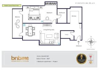 bnbmehomes - Saba Tower - Dubai - 4