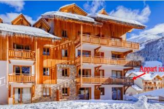 Les Orres 1800 - Appartement 5 pers - piscine, sauna et parking privé - Les Orres - 1