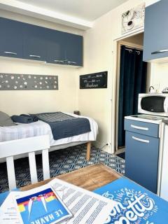 Petit studio plage Le galet bleu - Le Havre - 3