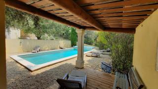 Maison de vacances avec piscine privative, Oustau des Oliviers vue dominante Colorado provençal - Rustrel - 9