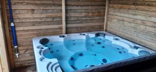 La Pinéguette maison 12 personnes spa 6 pers décoration chalet sauna 4 pers - La Bresse - 9