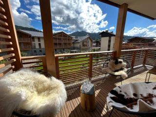 Appartement au cœur des Gets, 2 chambres, proche pistes, parking, balcon, WiFi, ménage inclus - FR-1-623-347 - Les Gets - 2