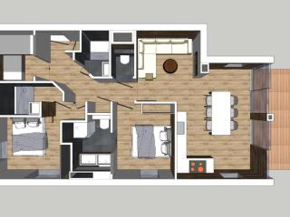 Appartement cosy pour 6 aux Gets avec WIFI et terrasse - FR-1-598-154 - 3