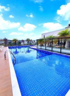 Apartamento Le Quartier - no centro, dois quartos, wi-fi, garagem, piscina, ar-condicionado, jacuzzi, sauna, etc - 0