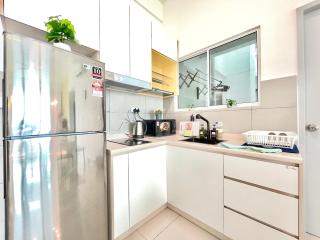 Amber 2B2B Cozy apt Wi-Fi TV Box near Encore Melaka - Malakka - 7