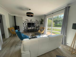 Maison contemporaine rénovée avec étang privé et terrasse, proche plage - 3 chambres, wifi inclus - FR-1-426-517 - Nieul-le-Dolent - 9