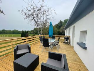 Maison contemporaine rénovée avec étang privé et terrasse, proche plage - 3 chambres, wifi inclus - FR-1-426-517 - Nieul-le-Dolent - 2