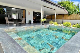 Muna house and private pool - AC - optic fiber Wi-Fi - 3 pers - Punaauia - 9
