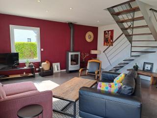 Maison traditionnelle et moderne avec vue mer - Tréffiagat - 1