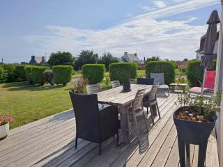 Maison traditionnelle et moderne avec vue mer - Tréffiagat - 4