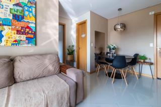 Apto a 10 min da Vila Germânica, dois quartos, salas de estar e jantar, cozinha completa, sacada com churrasqueira, Wi-Fi, Piscina, academia, mercadinho 24 horas e Vaga de garagem - 7