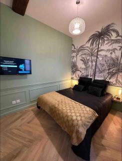 Le Lamartine - vue Saône - Baignoire îlot - 6