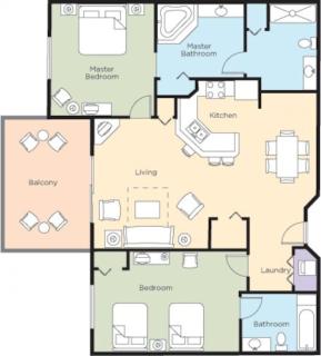 Bonnet Creek 2 Bedroom Deluxe - Orlando - 6