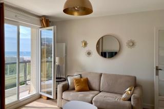 The ammonite sea view with large balcony - Bénerville-sur-Mer - 0