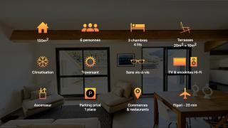 Superbe 3 chambres 150m2 - Parking gratuit, Climatisation, Terrasses - Standing - Bonifacio - 2