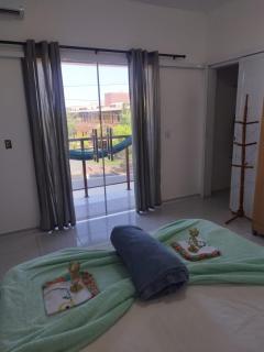 Sol Apartamento 4 - Quarto e sala com varanda e cozinha americana na praia do prea-CE - Preá - 6