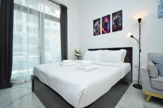 Modern fully equipped studio with terrace - Joya Verde - JVC - Dubai - 6