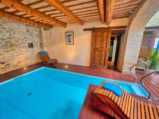 Maison provençale avec Piscine intérieure, spa et hammam à deux pas d'Uzès - Saint-Hippolyte-de-Montaigu - 7