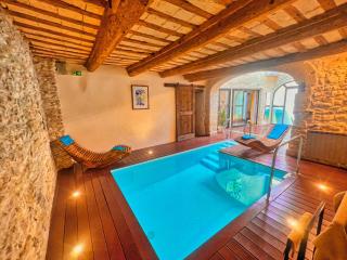 Maison provençale avec Piscine intérieure, spa et hammam à deux pas d'Uzès - Saint-Hippolyte-de-Montaigu - 8