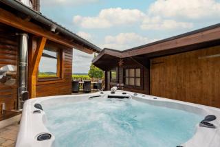 Panoramic Chalet Hot Tub, BBQ, view, terrace - 6