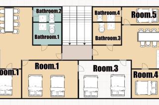 2 - Gu&Anne House Seoul Hongdae Stn 5rooms,4bathroom - 8