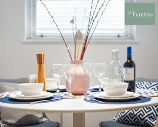 Stunning Two Bed Apartment By PureStay Short Lets & Serviced Accommodation Leamington With Free WiFi - Leamington Spa - 6