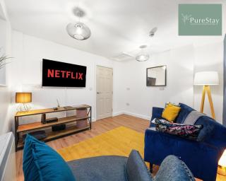 Stunning Two Bed Apartment By PureStay Short Lets & Serviced Accommodation Leamington With Free WiFi - Leamington Spa - 4
