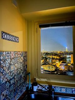 Vue panoramique sur Paris : Sublime appartement au centre de Courbevoie - Courbevoie - 3