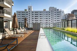 Charme Pinheiros e Jardins com piscina, cama queen - 8
