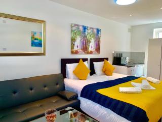 London Studio Apartments, Private Bathroom, Kitchenette, Parking, NP3 - Londra - 4