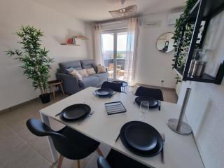 L'Appartement Ensoleillé, WIFI-Clim-Gare-Terrasse - Narbonne - 4
