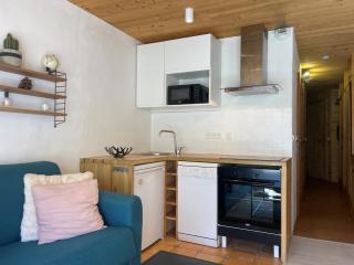 Studio rénové à proximité des remontées mécaniques, 4 pers, balcon, cuisine équipée - FR-1-346-395 - Arc 2000 - 2