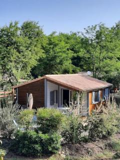Sud Ardeche joli chalet clim piscine rivière LE CERF Village du serre - Gravières - 2