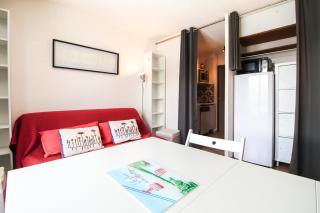 Studio Cabine Sud, centre de Flaine, linge et menage compris - 5