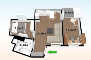 Chrysoprase Apartment - Budapest - 4