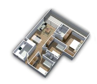 DAKAR by DAYS-DBD006-Appartement Adama 3 chambres - 2