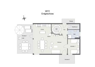 Familienhaus Wiesengeflüster W11 - kinderfreundlich und nur 300 m zum Strand - Röbel - 1