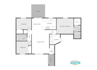12 Min to Airport Spacious Backyard and Fire Pit - Austin - 3