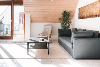 Maisonette-Wohnung Airport Messe Stuttgart - Balkon - Parkplatz - 9