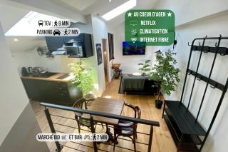 Le Bistrot - Au Coeur d'Agen - Self Checkin - Wifi - Netflix - Smart TV - Luqs fr - Agen - 0