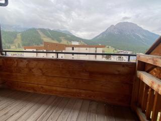 Superbe duplex face aux pistes, sud, 8 pers, 3 ch, balcon, parking, proche commerces - FR-1-445-198 - Monginevro - 3
