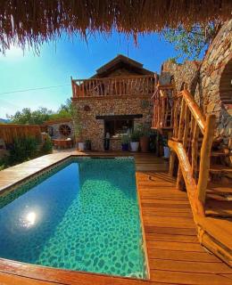 LEVISSI LODGE OTANTIC STONE VILLA in KAYAKOY - Kayakoy - 0