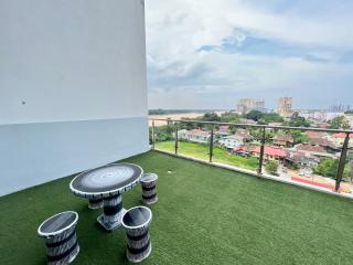 RiverView 8PAX 2BR in KBtown PS4, Netflix A-1-12 - Kota Bharu - 2