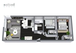 *NEW* Elegant Urban 2BR Retreat - 2