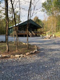 Livin on the Edge Cabin in Albert Pike, Beautiful! - 0