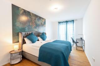 Lit Living: Luxus - Box Spring - Parking - Terrace - Ludwigshafen am Rhein - 4