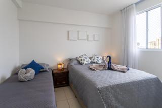 Apartamento com VISTA MAR, Ar-condicionado, Wi-Fi Condomínio com PISCINA, quadra de esportes Playground infantil a 15 minutos do Beto Carreiro - Piçarras - 6