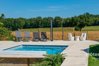 "Les Lièvres" House Air-conditioned Relaxation Oasis with Pool & Jacuzzi - Panazol - 9